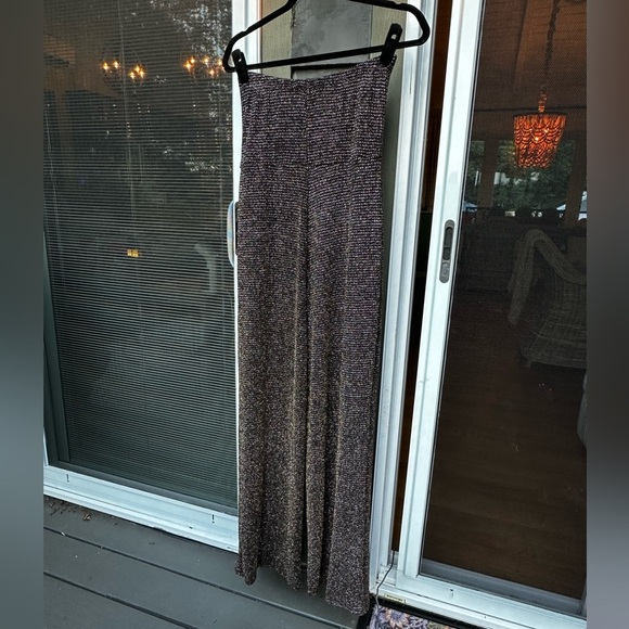 Altar'd State Women’s Sparkle Black Sleeveless Jumpsuit Large - Picture 6 of 6